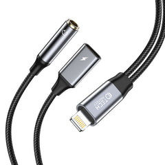 KABEL TECH-PROTECT ULTRABOOST KABELADAPTER LIGHTNING AUF MINI JACK 3,5MM & LIGHTNING SCHWARZ
