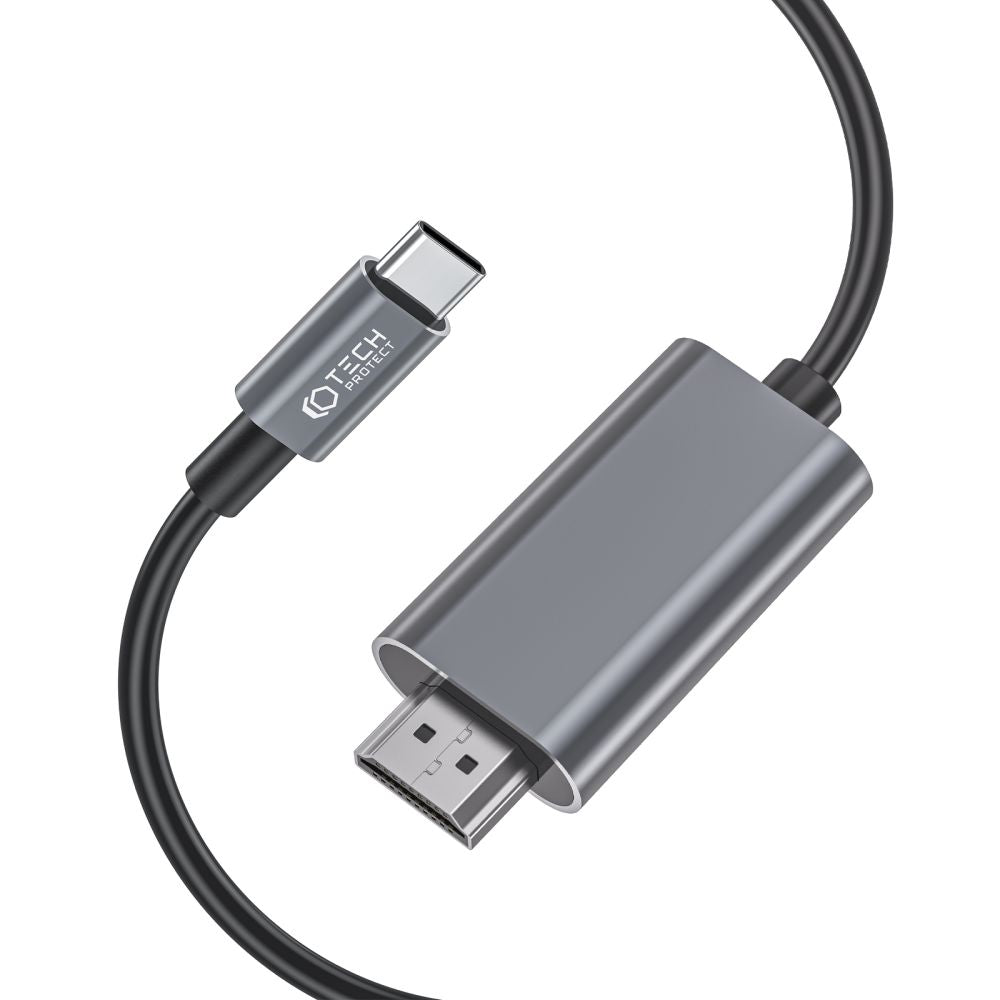 KABEL TECH-PROTECT ULTRABOOST KABEL TYPE-C ZU HDMI 4K 60HZ 200CM SCHWARZ