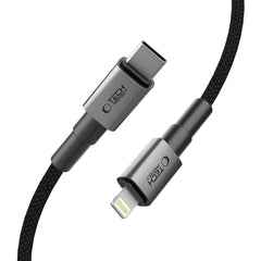 TECH-PROTECT ULTRABOOST DNA LIGHTNING-KABEL PD27W/3A 200CM EISEN-GRAU