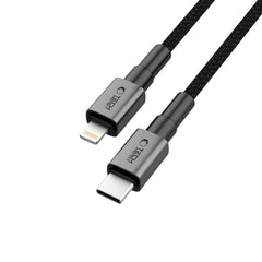 TECH-PROTECT ULTRABOOST DNA LIGHTNING-KABEL PD27W/3A 200CM EISEN-GRAU