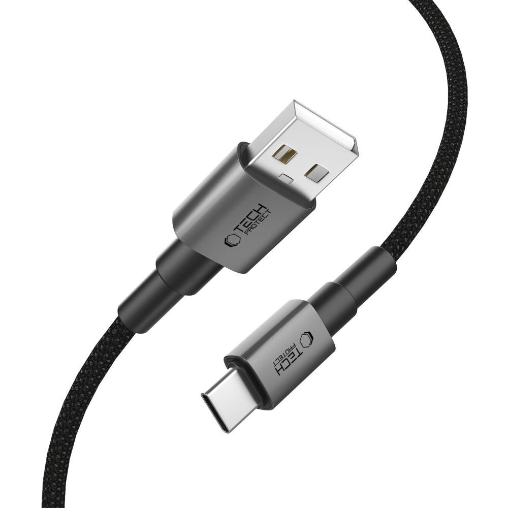 TECH-PROTECT ULTRABOOST DNA TYPE-C KABEL 15W/3A 200CM EISEN-GRAU
