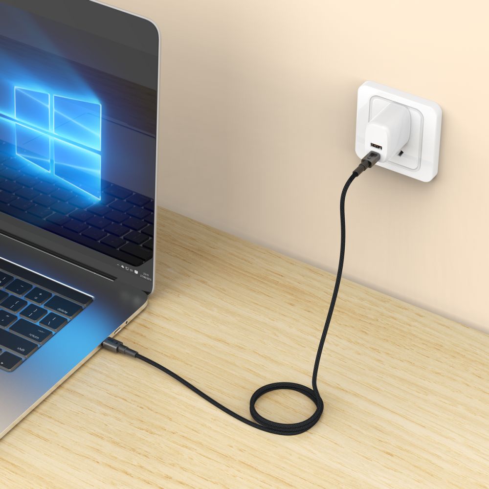 TECH-PROTECT ULTRABOOST DNA TYPE-C KABEL PD60W/3A 200CM EISEN-GRAU