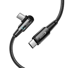 KABEL TECH-PROTECT ULTRABOOST ”L” TYPE-C KABEL 60W/6A 100CM GRAU