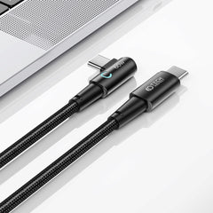 KABEL TECH-PROTECT ULTRABOOST ”L” TYPE-C KABEL 60W/6A 200CM GRAU