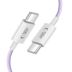 TECH-PROTECT ULTRABOOST LITE TYPE-C KABEL PD60W/3A 100CM MAUVE