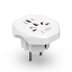 TECH-PROTECT UNIVERSALREISEADAPTER AUS DER EU WEISS