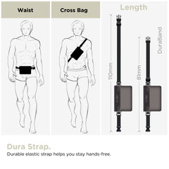 TECH-PROTECT UWP10 UNIVERSAL WASSERDICHTE HÜLLE 10 ZOLL SCHWARZ/KLAR