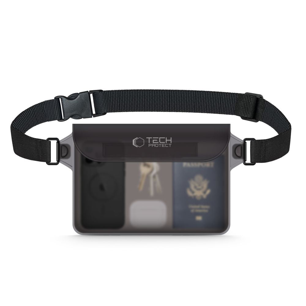 TECH-PROTECT UWP10 UNIVERSAL WASSERDICHTE HÜLLE 10 ZOLL SCHWARZ/KLAR