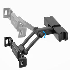 TELEFONHALTER FÜR DAS AUTO TECH-PROTECT V2 DEHNBARER KOPFSTÜTZENHALTER SCHWARZ