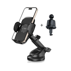 TELEFONHALTER FÜR DAS AUTO TECH-PROTECT V3 UNIVERSAL DASHBOARD & VENT CAR MOUNT SCHWARZ