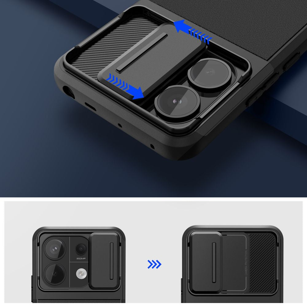 TECH-PROTECT HÜLLE VELAR CAM+ XIAOMI REDMI NOTE 13 PRO 5G / POCO X6 5G SCHWARZ