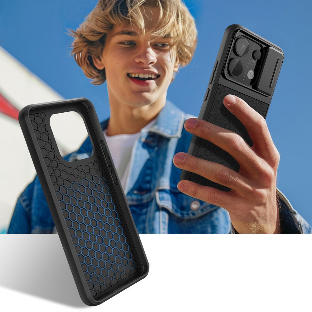 TECH-PROTECT HÜLLE VELAR CAM+ XIAOMI REDMI NOTE 13 PRO 5G / POCO X6 5G SCHWARZ