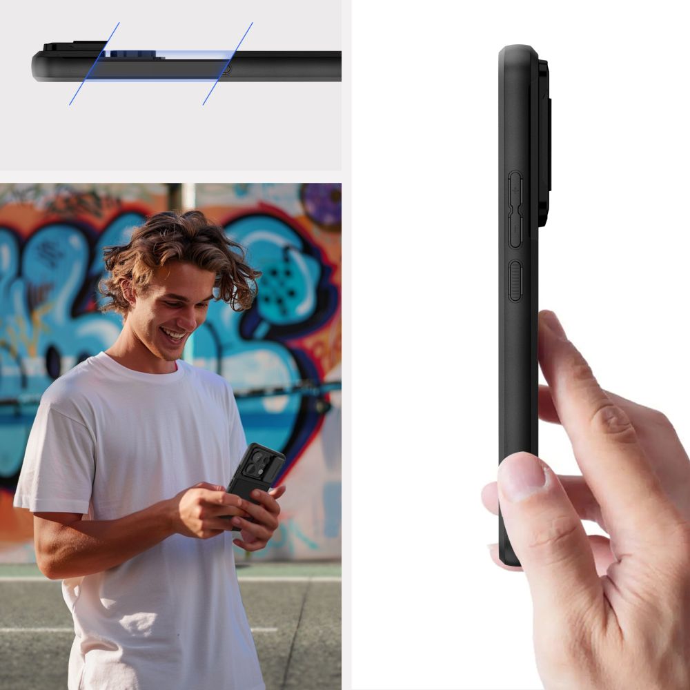 TECH-PROTECT HÜLLE VELAR CAM+ XIAOMI REDMI NOTE 13 PRO 5G / POCO X6 5G SCHWARZ