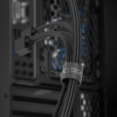 TECH-PROTECT VELCRO KABELORGANISATOR 300CM SCHWARZ