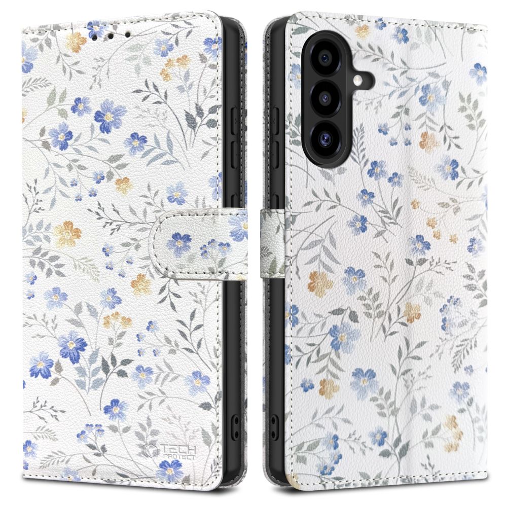 TECH-PROTECT HÜLLE WALLET GALAXY A26 5G FRÜHLINGSBLUMEN