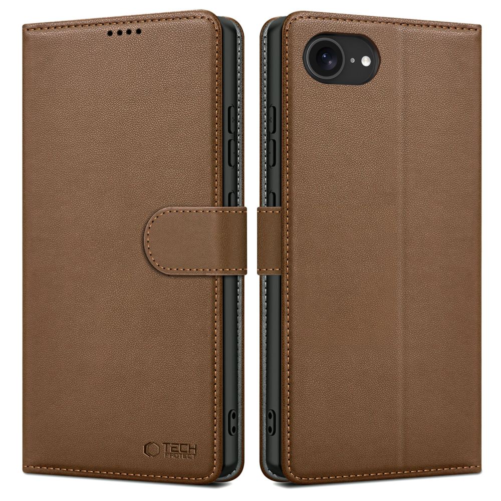 TECH-PROTECT WALLET IPHONE 16E BRAUN