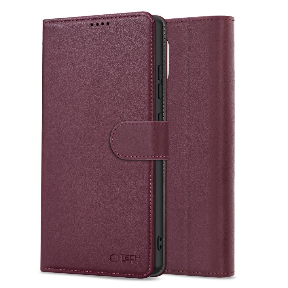 TECH-PROTECT WALLET IPHONE 16E MULBERRY HÜLLE