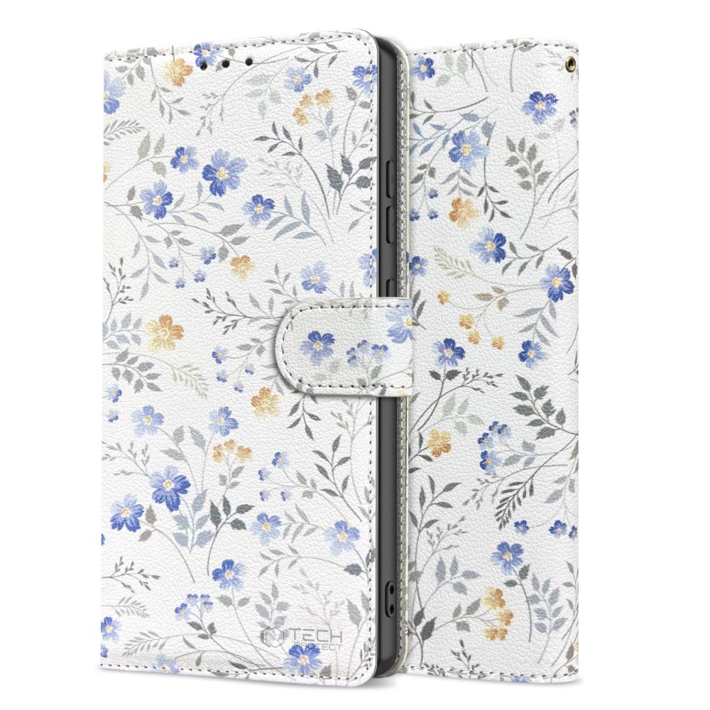 TECH-PROTECT WALLET IPHONE 16E FRÜHLINGSBLUMEN