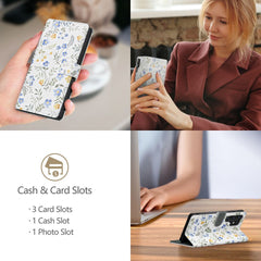 TECH-PROTECT WALLET IPHONE 16E FRÜHLINGSBLUMEN
