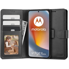 TECH-PROTECT WALLET BUCHDECKEL MOTOROLA EDGE 50 FUSION 5G SCHWARZ