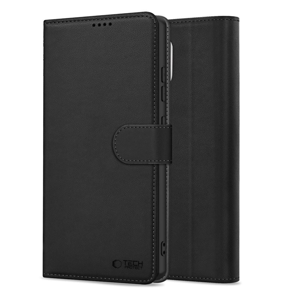 TECH-PROTECT HÜLLE WALLET MOTOROLA MOTO G05 / E15 MATTE SCHWARZ