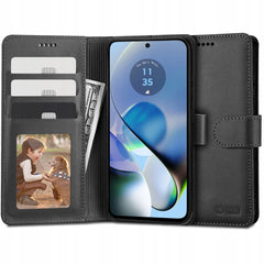 TECH-PROTECT WALLET BUCHDECKEL MOTOROLA MOTO G54 5G SCHWARZ