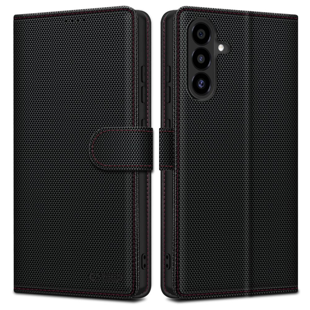 TECH-PROTECT WALLET RS GALAXY A56 5G SCHWARZ/ROT