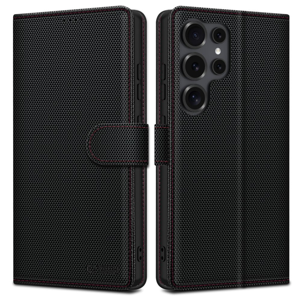 TECH-PROTECT WALLET RS GALAXY S25 ULTRA SCHWARZ/ROT