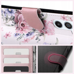 TECH-PROTECT WALLET XIAOMI REDMI 14C / POCO C75 BLÜTENBLUME