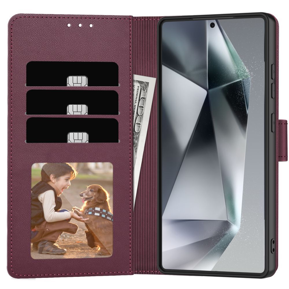TECH-PROTECT HÜLLE WALLET XIAOMI REDMI NOTE 14 PRO 5G / PRO+ PLUS 5G / POCO X7 5G MULBERRY