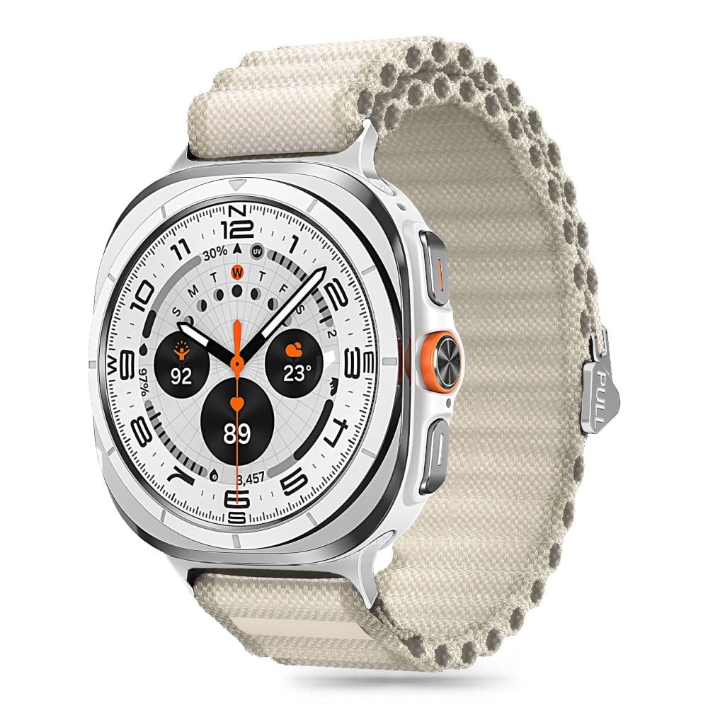TECH-PROTECT WEAVE PRO ARMBAND FÜR SAMSUNG GALAXY WATCH ULTRA (47 MM) CRAYON WEISS