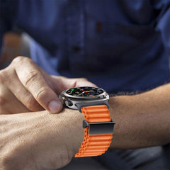TECH-PROTECT WEAVE PRO ARMBAND FÜR SAMSUNG GALAXY WATCH ULTRA (47 MM) ORANGE