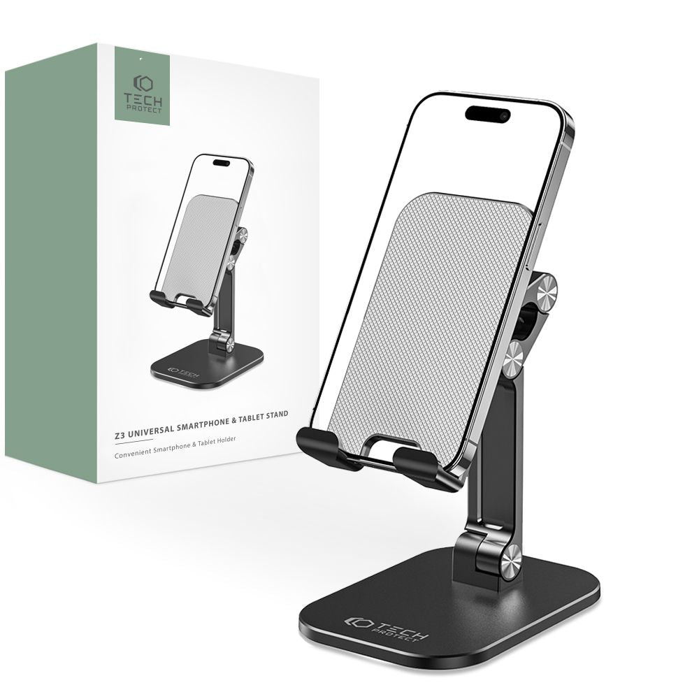 STOJAN TECH-PROTECT Z3 UNIVERSALSTÄNDER HALTER SMARTPHONE & TABLET GRAU